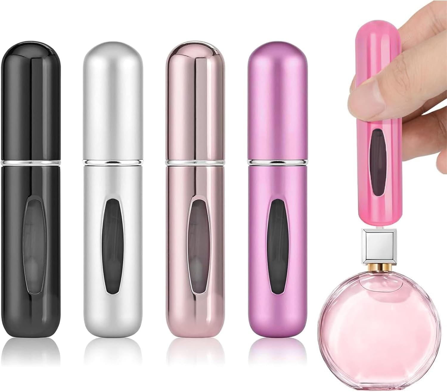 5 Stück Mini Parfümzerstäuber: Die perfekten Reisebegleiter für Duftliebhaber!