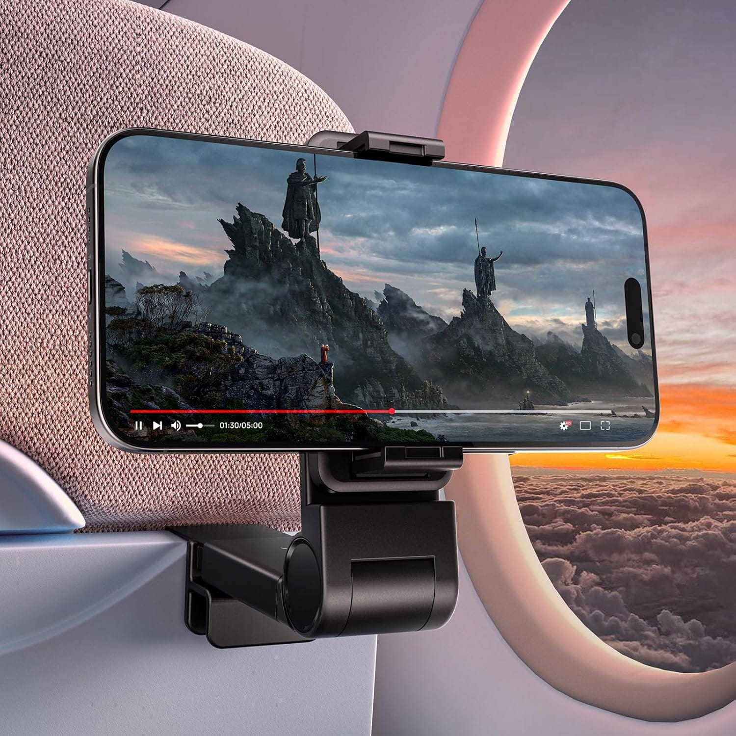 JSAUX Flugzeug Handyhalterung: Der perfekte Reisebegleiter für entspannte Flüge!