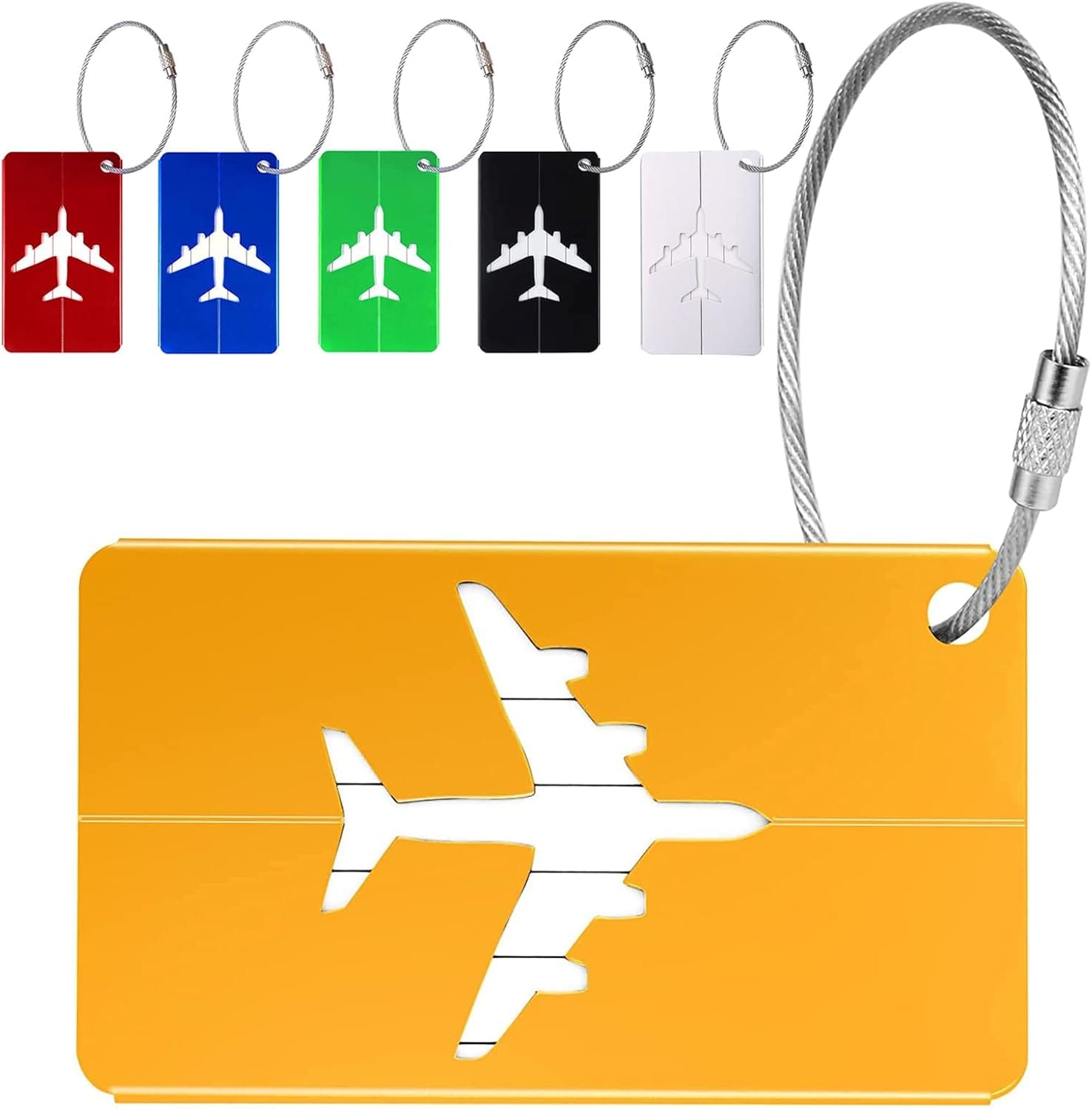 Praktische Kofferanhänger: 6er-Set für sicheres Reisen