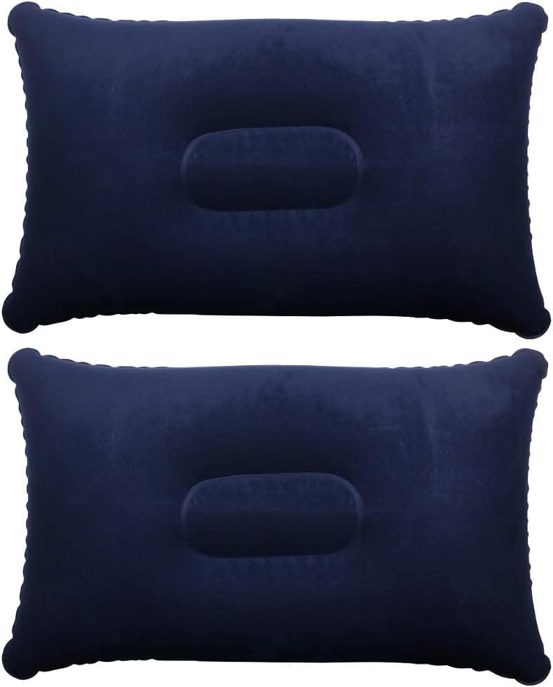 TRIXES: Die idealen blauen aufblasbaren Kissen für Camping und Reisen