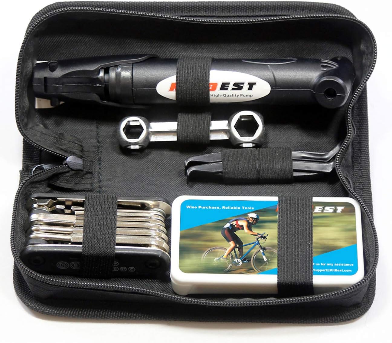 Kitbest Fahrrad Reparaturset: Das 16-in-1 Multitool für j …