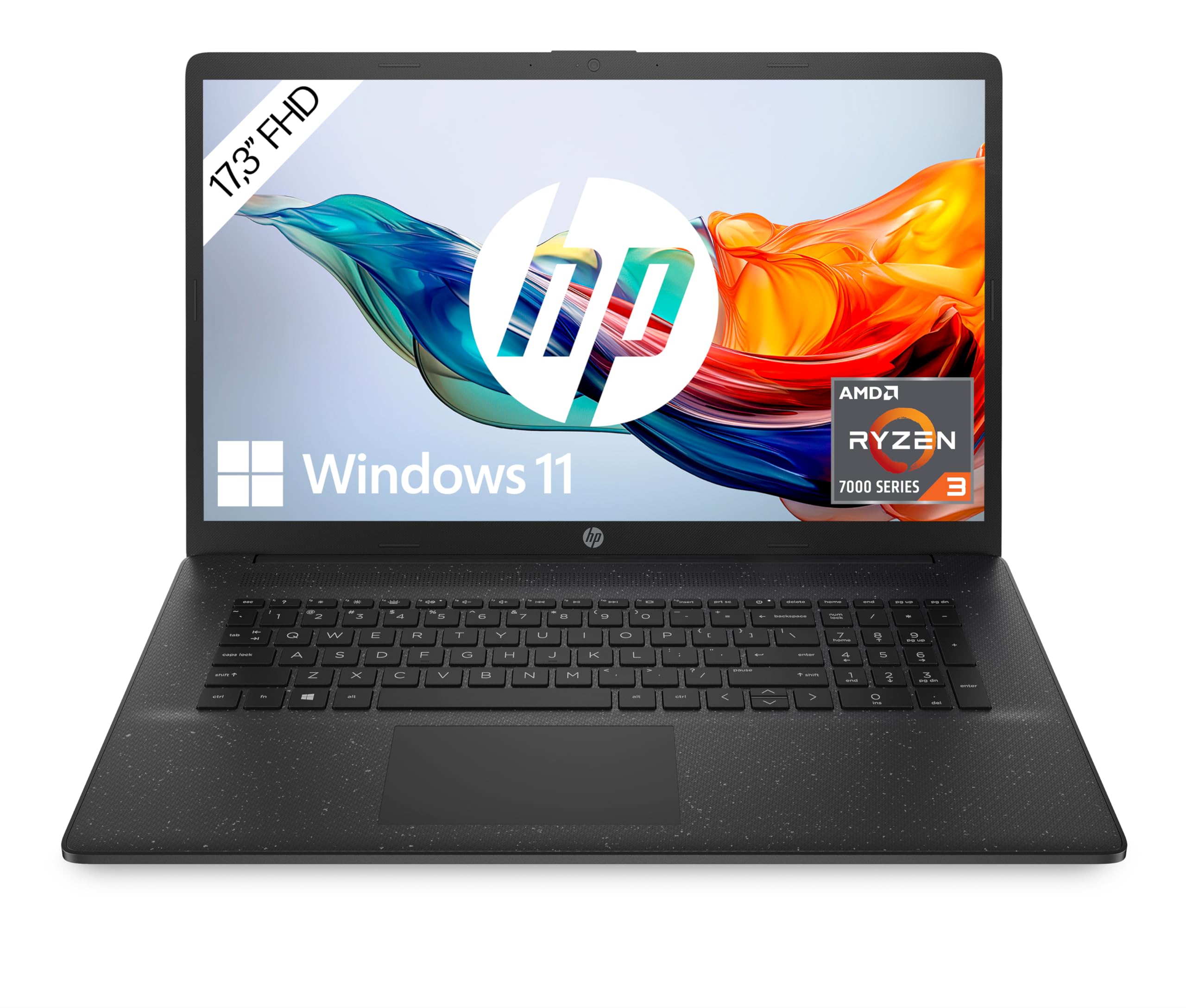 HP Laptop 17,3 Zoll FHD (Ryzen 3, 8 GB, 512 GB)