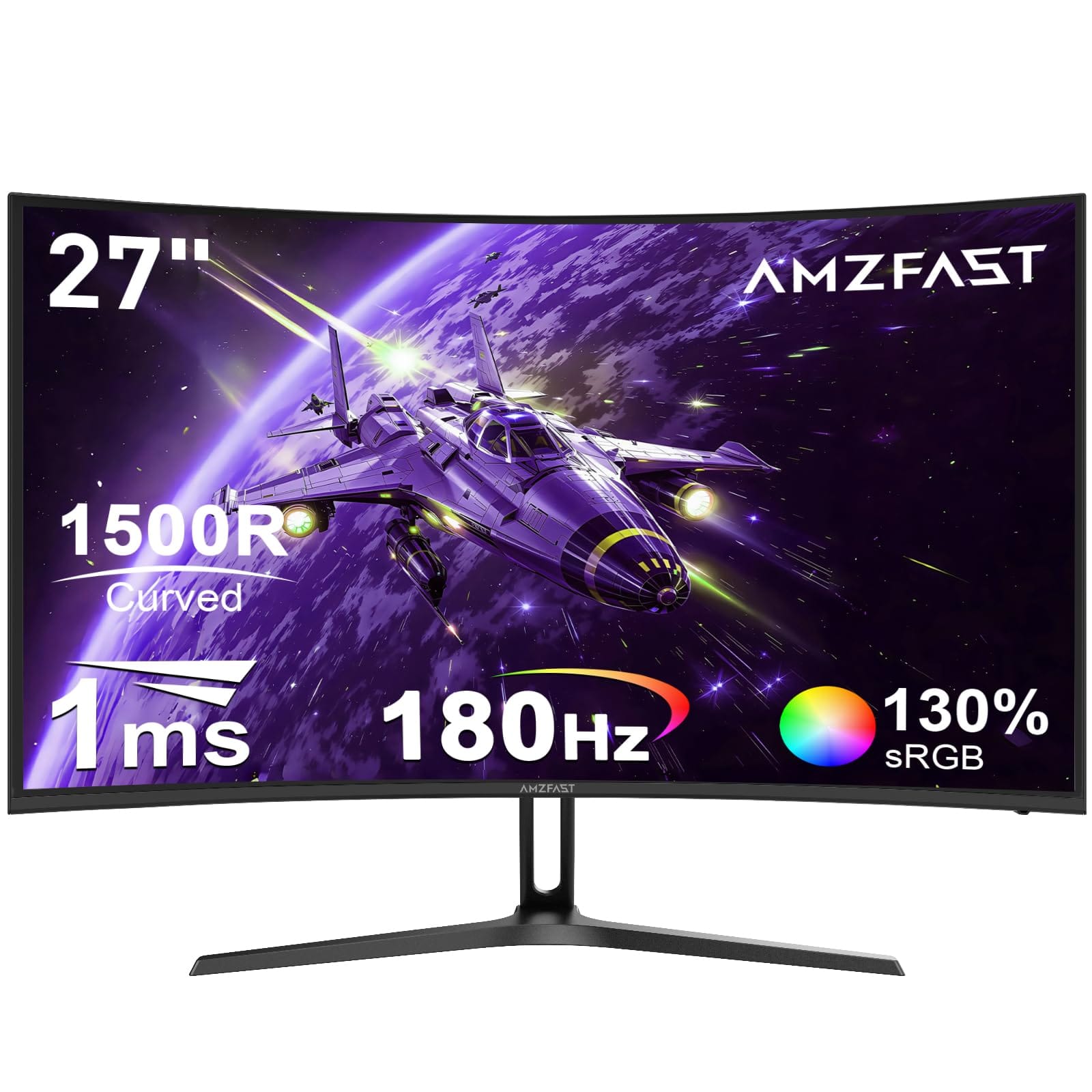 Amzfast 27 Zoll Curved Monitor